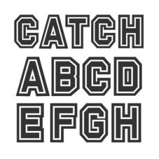BFC Catch Bold Sports Jersey Font