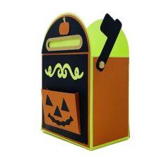 Halloween Pumpkin Mailbox Gift Box