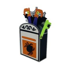 Witch Halloween Mailbox Box Card