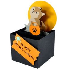Happy Howl-oween - Card in a Box