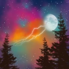 Vivid Forest Storm
