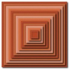 nested fall stitched squares