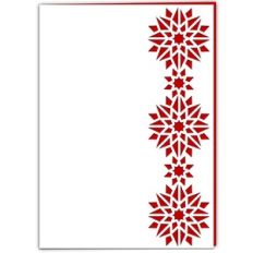 Festive Star Lace Edged Card