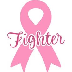 Breast Cancer Fighter Ribbon