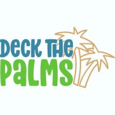 Deck The Palms Retro Design