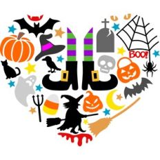 halloween hearts