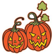 jack-o-lantern couple