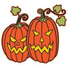 jack-o-lantern couple