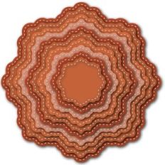 nested fall stitched shape