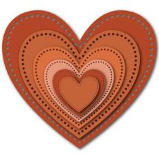 nested fall dot hearts