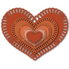 nested fall lacey hearts