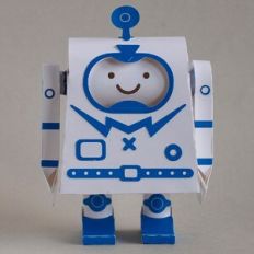 astronaut-blue print then cut