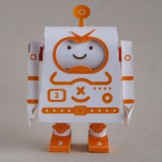 astronaut-orange print then cut