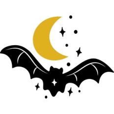 Bat with Moon