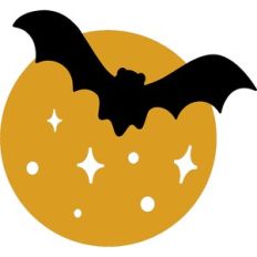 Bat and Moon