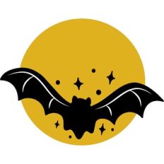 Bat and Moon
