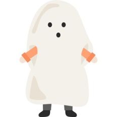 trick or treating ghost