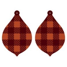fall plaid earrings