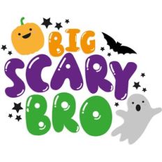 Big Scary Bro Halloween Slogan