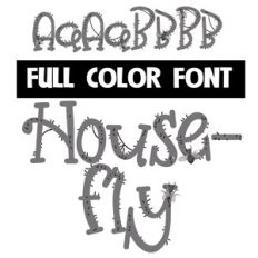 Housefly Color Font