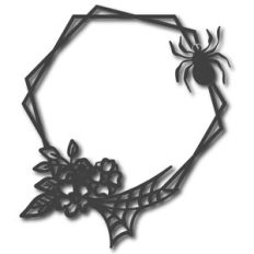 boho halloween frame