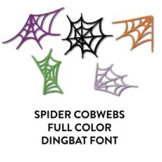 cobwebs full color dingbat font