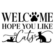 Welcome hope that you like cats