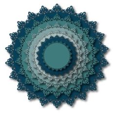 nested delicate lace circles