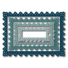 nested lace rectangle frames