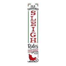 Old Fashioned Sleigh Rides Porch Sign