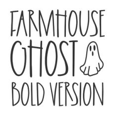 BFC Farmhouse Ghost Bold Halloween Font