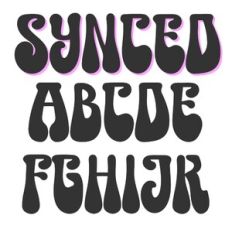 BFC Synced Psychedelic Retro Font