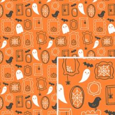 Spooky Picture Frame Pattern