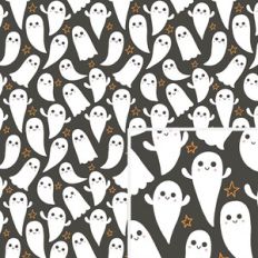 Friendly Ghosts Pattern