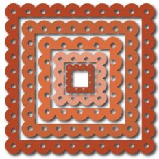 nested fall eyelet square frames