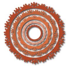 nested fall lace circle frames