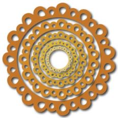 nested fall doily circle frames 3