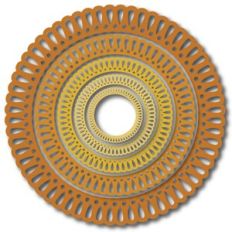nested fall doily circle frames 4