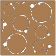 tea stain stencil