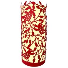 Birds and Holly Lantern
