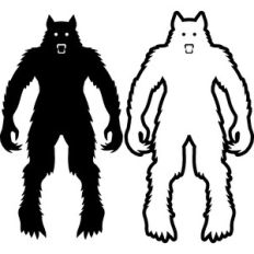 werewolf silhouette