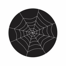 Halloween Web Medallion