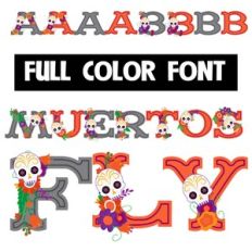 Muertos Fly Color Font