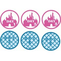 castle and world day labels