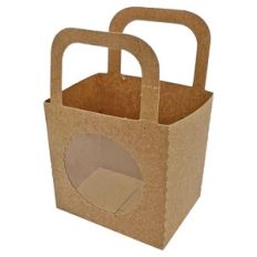 Simple Bag with Round Scallop Window