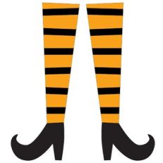 Stripe Witch Legs