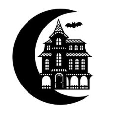 Halloween spooky house