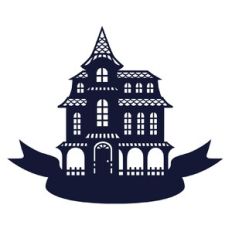 Scary cute Halloween house