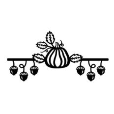 Pumpkin line design