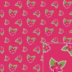 Christmas Poinsettia Printable Background